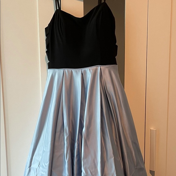 lavender Satin Ball Gown - Picture 2 of 6